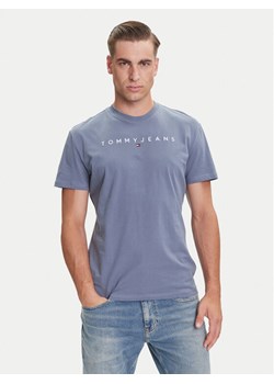 Tommy Jeans T-Shirt Linear Logo DM0DM20744 Niebieski Regular Fit ze sklepu MODIVO w kategorii T-shirty męskie - zdjęcie 184672769