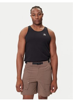 adidas Tank top Trefoil Essentials KA0648 Czarny Regular Fit ze sklepu MODIVO w kategorii T-shirty męskie - zdjęcie 184672799