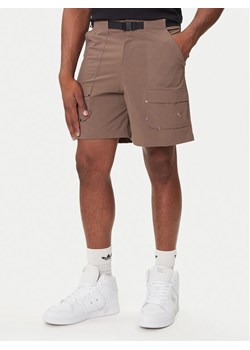 adidas Szorty materiałowe Premium Essentials Utility Cargo JW1081 Brązowy Loose Fit ze sklepu MODIVO w kategorii Spodenki męskie - zdjęcie 184672808