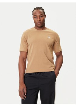 adidas T-Shirt Trefoil Essentials JX2824 Beżowy Regular Fit ze sklepu MODIVO w kategorii T-shirty męskie - zdjęcie 184672809