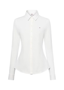 Tommy Hilfiger Damska koszulka polo Kobiety Bawełna écru jednolity ze sklepu vangraaf w kategorii Bluzki damskie - zdjęcie 184673478