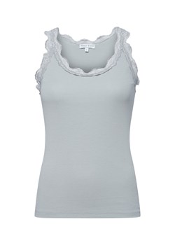 Marie Lund Top damski Kobiety Bawełna szary jednolity ze sklepu vangraaf w kategorii Bluzki damskie - zdjęcie 184673509