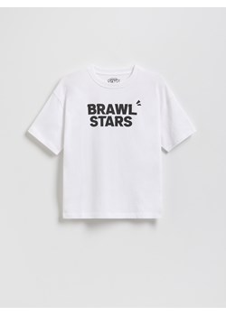 Reserved - T-shirt Brawl Stars - biały ze sklepu Reserved w kategorii T-shirty chłopięce - zdjęcie 184674095