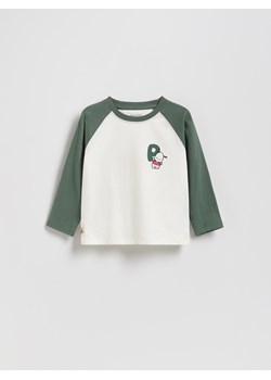 Reserved - Longlseeve Pochacco - złamana biel ze sklepu Reserved w kategorii T-shirty chłopięce - zdjęcie 184674107