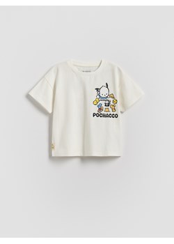 Reserved - T-shirt Pochacco - złamana biel ze sklepu Reserved w kategorii Odzież dla niemowląt - zdjęcie 184674115