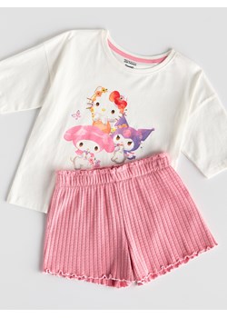 Reserved - Piżama Hello Kitty and Friends - złamana biel ze sklepu Reserved w kategorii Piżamy dziecięce - zdjęcie 184674119