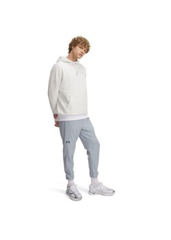 Męskie spodnie treningowe Under Armour UA Unstoppable Tapered Pants - szare ze sklepu Sportstylestory.com w kategorii Spodnie męskie - zdjęcie 184675415