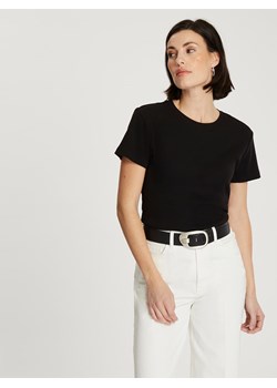 Cross Jeans Koszulka w kolorze czarnym ze sklepu Limango Polska w kategorii Bluzki damskie - zdjęcie 184676428