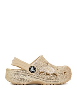 Klapki Crocs C-BAYA CLOG T 207014-11S Złoty ze sklepu eobuwie.pl w kategorii Klapki dziecięce - zdjęcie 184677187