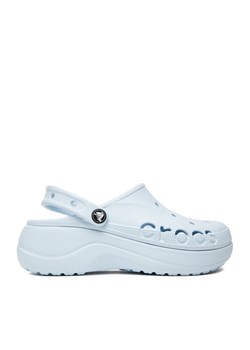Crocs Klapki C-BAYA PLATFORM CLOG 208186-4JQ Niebieski ze sklepu MODIVO w kategorii Klapki damskie - zdjęcie 184677629