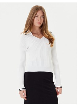 PINKO Sweter Linosa 105418 A2PS Biały Regular Fit ze sklepu MODIVO w kategorii Swetry damskie - zdjęcie 184677657