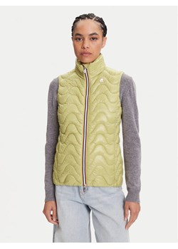 K-Way Bezrękawnik Viole K3122IW Zielony Slim Fit ze sklepu MODIVO w kategorii Kamizelki damskie - zdjęcie 184677705