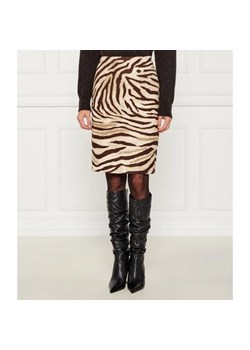 LAUREN RALPH LAUREN Lniana spódnica LAYDRE ze sklepu Gomez Fashion Store w kategorii Spódnice - zdjęcie 184681297