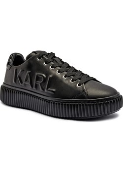 Karl Lagerfeld Skórzane sneakersy KAPRIKA ze sklepu Gomez Fashion Store w kategorii Buty sportowe męskie - zdjęcie 184681378