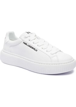 Karl Lagerfeld Skórzane sneakersy KAPRIKA ze sklepu Gomez Fashion Store w kategorii Buty sportowe męskie - zdjęcie 184681419