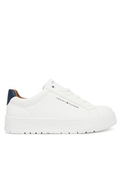 Sneakersy Tommy Hilfiger Low Cut Lace Up Sneaker T3X9-34091-1355 D Biały ze sklepu eobuwie.pl w kategorii Buty sportowe dziecięce - zdjęcie 184681448