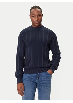 BOSS Sweter Kaktus 50543690 Granatowy Relaxed Fit ze sklepu MODIVO w kategorii Swetry męskie - zdjęcie 184681869