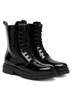 Tommy Hilfiger Trapery Lace-Up Bootie T4A5-34025-0775 D Czarny ze sklepu MODIVO w kategorii Buty zimowe dziecięce - zdjęcie 184681907