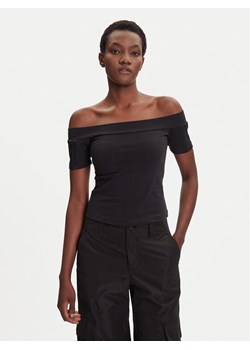 adidas Bluzka adicolor Bandeau JV9742 Czarny Slim Fit ze sklepu MODIVO w kategorii Bluzki damskie - zdjęcie 184681978