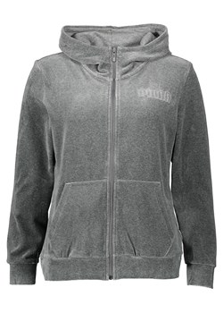 Puma Bluza &quot;Essentials Plus Velour&quot; w kolorze szarym ze sklepu Limango Polska w kategorii Bluzy damskie - zdjęcie 184683458