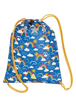 Frugi Plecak &quot;Rainbow&quot; w kolorze niebieskim ze wzorem - 34 x 42 cm ze sklepu Limango Polska w kategorii Plecaki dla dzieci - zdjęcie 184683536