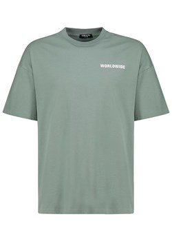 Sublevel Koszulka w kolorze szałwiowym ze sklepu Limango Polska w kategorii T-shirty męskie - zdjęcie 184684755