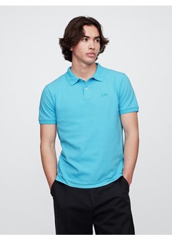 GAP Koszulka polo w kolorze turkusowym ze sklepu Limango Polska w kategorii T-shirty męskie - zdjęcie 184685578