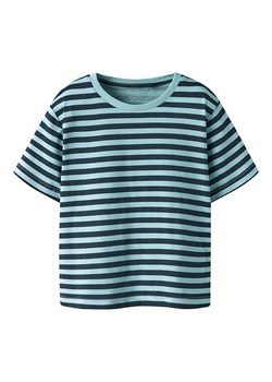 name it Koszulka &quot;Jivan&quot; w kolorze błękitno-czarnym ze sklepu Limango Polska w kategorii T-shirty chłopięce - zdjęcie 184685588