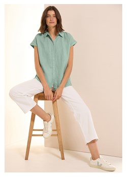 Cecil Lniana bluzka w kolorze jasnozielonym ze sklepu Limango Polska w kategorii Koszule damskie - zdjęcie 184686328