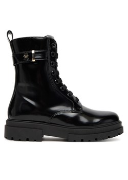 Trapery Tommy Hilfiger Lace-Up Bootie T4A5-34028-1453 S Czarny ze sklepu eobuwie.pl w kategorii Buty zimowe dziecięce - zdjęcie 184686459