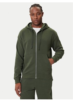 HUGO Bluza Dapozip 50548651 Zielony Relaxed Fit ze sklepu MODIVO w kategorii Bluzy męskie - zdjęcie 184686786
