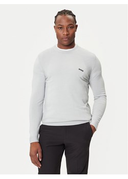 BOSS Sweter K_Momentum 50541944 Szary Regular Fit ze sklepu MODIVO w kategorii Swetry męskie - zdjęcie 184686807