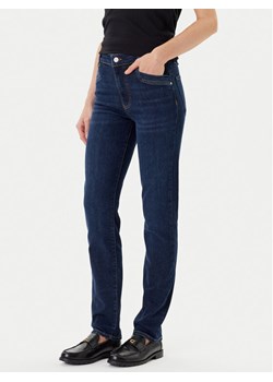 BOSS Jeansy State 2.0 50542555 Granatowy Slim Fit ze sklepu MODIVO w kategorii Jeansy damskie - zdjęcie 184686839