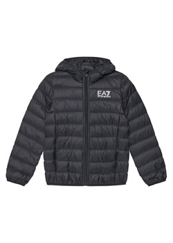 EA7 Emporio Armani Kurtka puchowa 7B000035 AF12477 UC001 Czarny Regular Fit ze sklepu MODIVO w kategorii Kurtki chłopięce - zdjęcie 184686859