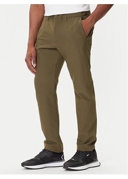BOSS Spodnie materiałowe T_Commuter 50534303 Zielony Slim Fit ze sklepu MODIVO w kategorii Spodnie męskie - zdjęcie 184686869