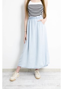 SPÓDNICA ROZKLOSZOWANA JEANSOWA- TENCEL ze sklepu olika.com.pl w kategorii Spódnice - zdjęcie 184687627