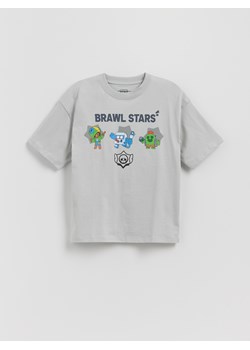 Reserved - T-shirt Brawl Stars - jasnoszary ze sklepu Reserved w kategorii T-shirty chłopięce - zdjęcie 184687958