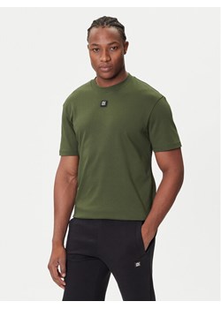 HUGO T-Shirt Dalile 50505201 Zielony Regular Fit ze sklepu MODIVO w kategorii T-shirty męskie - zdjęcie 184688519