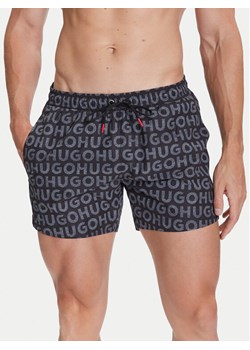 HUGO Szorty kąpielowe Tortuga 50535412 Czarny Regular Fit ze sklepu MODIVO w kategorii Kąpielówki - zdjęcie 184688579