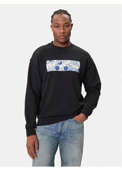 HUGO Bluza Neprix 50545129 Czarny Regular Fit ze sklepu MODIVO w kategorii Bluzy męskie - zdjęcie 184688599
