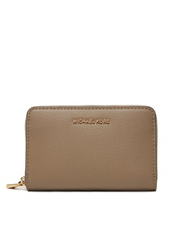 MICHAEL Michael Kors Mały Portfel Damski Jet Set Small Leather 32F4GJ6D0L Beżowy ze sklepu MODIVO w kategorii Portfele damskie - zdjęcie 184688618