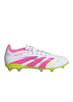 Buty piłkarskie adidas Predator Elite Fg Jr ID3757 białe ze sklepu ButyModne.pl w kategorii Buty sportowe dziecięce - zdjęcie 184689135