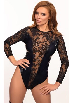 Body damskie czarne TD512, Kolor czarny, Rozmiar XL, 7heaven ze sklepu Intymna w kategorii Body damskie - zdjęcie 184689797