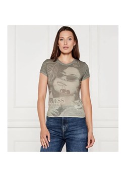 GUESS T-shirt SUMMER VIBES | Slim Fit ze sklepu Gomez Fashion Store w kategorii Bluzki damskie - zdjęcie 184690447