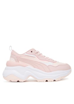 Sneakersy Puma Cilia Wedge 393915 15 Biały ze sklepu eobuwie.pl w kategorii Buty sportowe damskie - zdjęcie 184690579