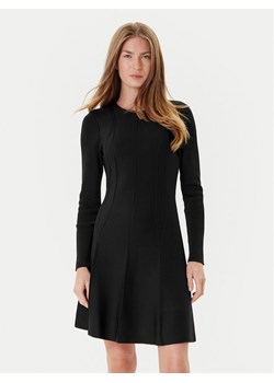 TWINSET Sukienka dzianinowa 252TP3640 Czarny Slim Fit ze sklepu MODIVO w kategorii Sukienki - zdjęcie 184691029