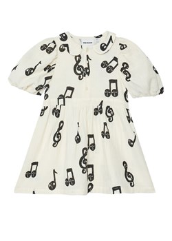 MINI RODINI Sukienka codzienna 2525012610 Biały Regular Fit ze sklepu MODIVO w kategorii Sukienki dziewczęce - zdjęcie 184691038