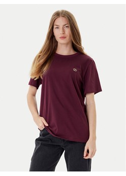 TWINSET T-Shirt 252TP2057 Bordowy Loose Fit ze sklepu MODIVO w kategorii Bluzki damskie - zdjęcie 184691057