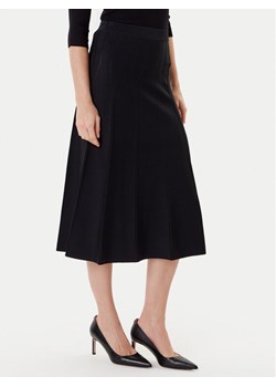 TWINSET Spódnica midi 252TP3641 Czarny Regular Fit ze sklepu MODIVO w kategorii Spódnice - zdjęcie 184691059
