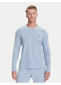 BOSS Longsleeve Mix&Match 50515389 Błękitny Regular Fit ze sklepu MODIVO w kategorii T-shirty męskie - zdjęcie 184691096